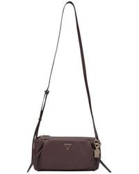 Guess - Brown Polyethylene Handbag - Lyst
