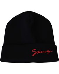 Givenchy - Black Wool Unisex Winter Warm Beanie Hat - Lyst