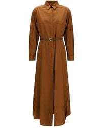 Max Mara - Cotton Shirt Dress - Lyst