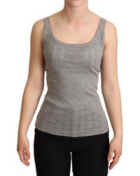 Dolce & Gabbana - Cotton Modal Canotta Tank Top T-Shirt - Lyst