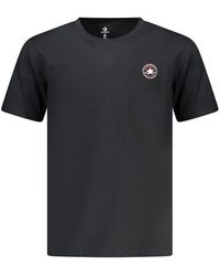 Converse - Black Cotton Men's T - Lyst