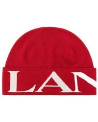 Lanvin - Wool Hat - Lyst