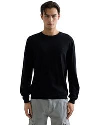 Replay - Black Cotton Sweatshirt - Lyst