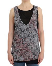 CoSTUME NATIONAL - Black Sleeveless Top - Lyst