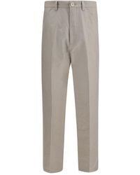 Brunello Cucinelli - Beige Cotton Dress Pants - Lyst