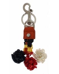 Dolce & Gabbana - Sicilian Raffia Charm Keyring - Lyst