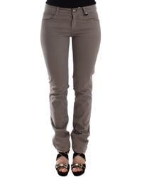 Ermanno Scervino - Chic Taupe Skinny Jeans For Elevated Style - Lyst