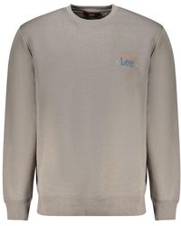 Lee Jeans - Gray Cotton Men Sweater - Lyst