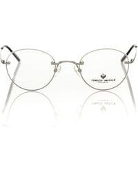 Frankie Morello - Toned Round Metallic Eyeglasses - Lyst