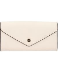 Michael Kors - Wallet/Light Cream Leather - Lyst