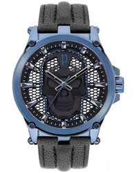 Police - Black Leather Watch - Lyst