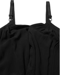 Dolce & Gabbana - Black Sleeveless Floral Lace Tank Blouse Top - Lyst
