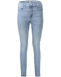 Tommy Hilfiger - Light Blue Cotton Skinny Jean - Lyst