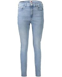 Tommy Hilfiger - Light Blue Cotton Skinny Jean - Lyst