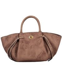 Guess - Brown Polyester Handbag - Lyst