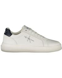 Calvin Klein - Leather Sneaker - Lyst