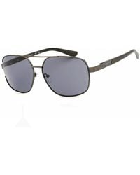 Guess - Black Metal Sunglasses - Lyst