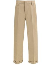 Golden Goose - Beige Cotton Chino Pants - Lyst