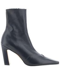 Phoebe Philo Bumper Booties in Black | Lyst