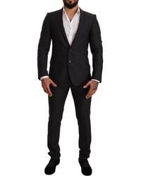 Dolce & Gabbana - Wool Martini Slim Fit Set Suit - Lyst