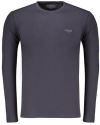 Guess - Blue Cotton Men's T - Lyst