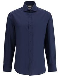 Brunello Cucinelli - Cotton Shirt - Lyst