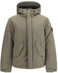 Stone Island - Bicolor Polyester Shell Jacket - Lyst