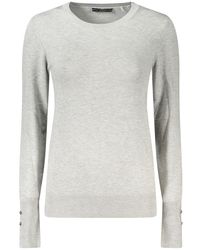 Guess - Grigio Viscosa Sweater - Lyst