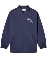 Autry - Blue Polyester Shell Jacket - Lyst