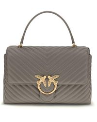 Pinko - Love Lady Puff Big Cl Sheep Nappa Chevr - Lyst