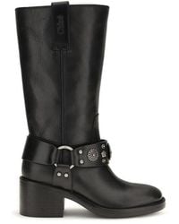 Chloé - Chloé Dakota Buckle Knee-High Boots - Lyst