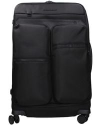 Piquadro - Black Fabric Luggage And Travel - Lyst