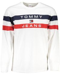 Tommy Hilfiger - Classic Crew Neck Long Sleeve Tee With Contrast Details - Lyst