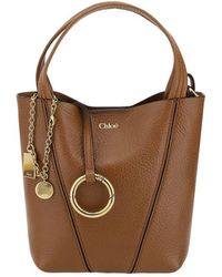 Chloé - Calf Leather Bos Taurus Shoulder Bag - Lyst