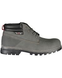 Carrera - Sleek Lace-Up Boots With Contrast Detail - Lyst