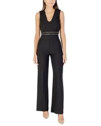 Rinascimento - Black Polyester Jumpsuit - Lyst