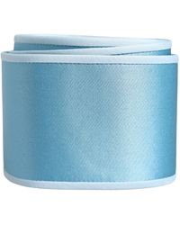 Dolce & Gabbana - Light Blue Silk Satin Waist Cintura Belt - Lyst
