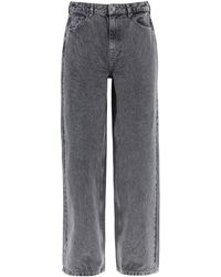 ROTATE BIRGER CHRISTENSEN - Rotate Wide Leg Jeans With Rhinest - Lyst