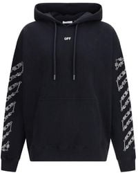Off-White c/o Virgil Abloh - Black Cotton Sweatshirt - L - Lyst