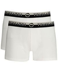 Trussardi - White Cotton Underwear - Lyst