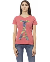 TRUSSARDI ACTION - Fuchsia Cotton Tops & T - Lyst