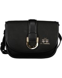 La Martina - Elegant Contrast Detail Shoulder Bag - Lyst