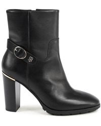 Tommy Hilfiger - Ankle Boots Buckle Accent - Lyst