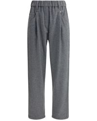 Brunello Cucinelli - Wool Pants - Lyst