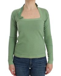 Ermanno Scervino - Long Sleeve Knit Pullover Sweater - Lyst