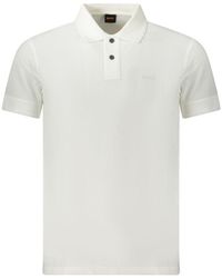 BOSS - Cotton Polo Shirt - Lyst