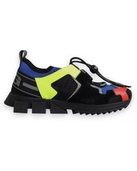 Dolce & Gabbana - Mesh Sorrento Trekking Sneakers Shoes - Lyst