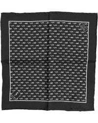Dolce & Gabbana - Silk Seahorse Print Handkerchief - Lyst