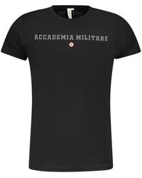 Accademia Militare - Black Cotton Men's T - Lyst