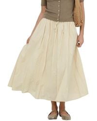 Jacqueline De Yong - Cotton Long Skirt - Lyst